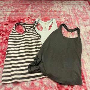 3 tank tops, athletic